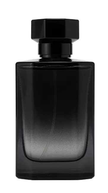 Black perfume bottle