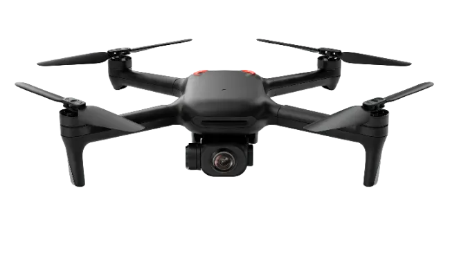 Black Quadcopter Drone with Camera