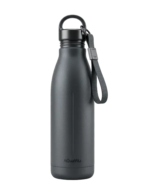 Black Reusable Water Bottle