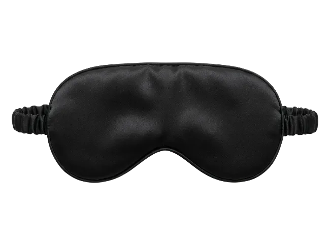 Black Silk Sleeping Mask