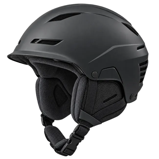 Black Ski Helmet
