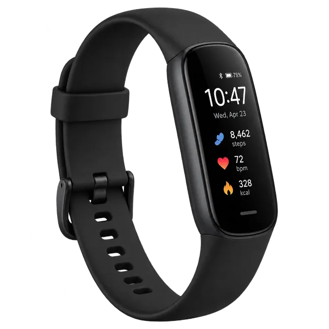 Black Smart Fitness Tracker Watch