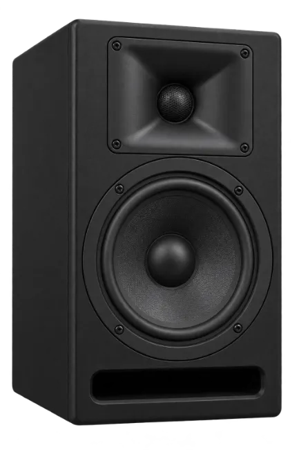Black Studio Monitor Speaker