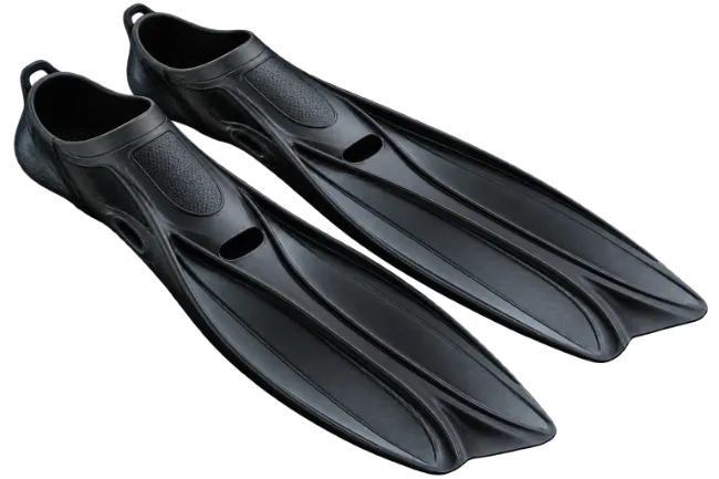 Black Swim Fins For Diving