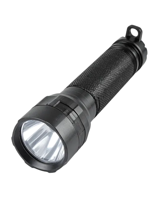 Black Tactical LED Flashlight