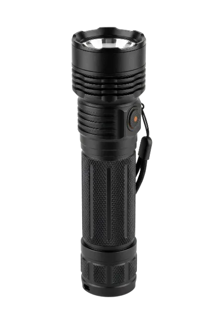 Black Tactical LED Flashlight