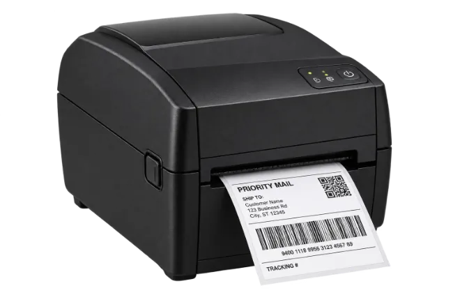 Black Thermal Label Printer
