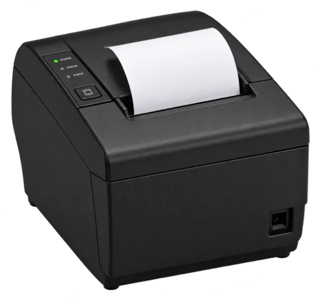 Black Thermal Receipt Printer