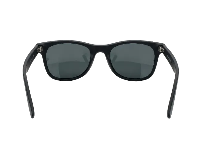 Black Wayfarer Sunglasses Rear View