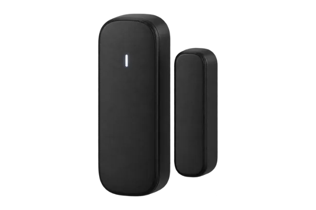 Black Wireless Door and Window Sensor