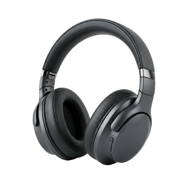 Black Wireless Over-Ear Headphones