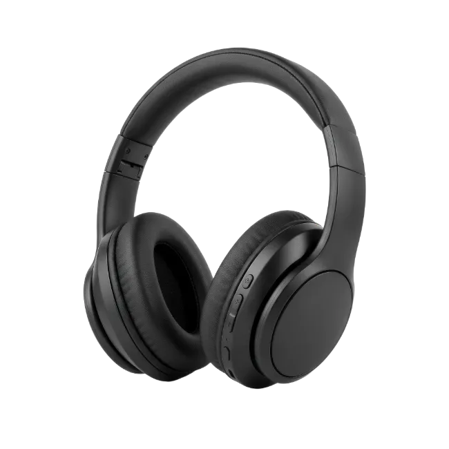 Black Wireless Over-Ear Headphones