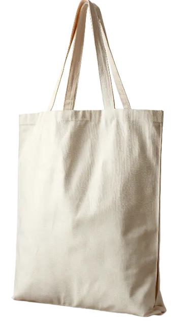 Blank Canvas Tote Bag with Long Handles