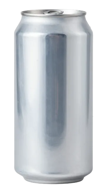 Blank Silver Aluminum Beverage Can