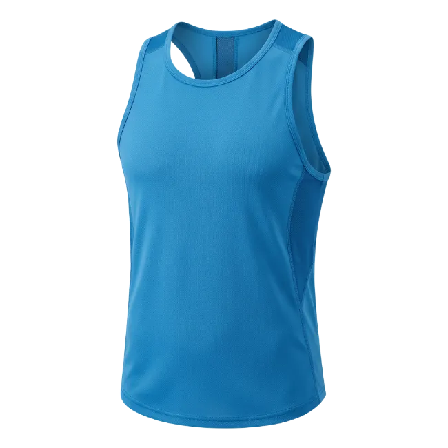 Blue Athletic Tank Top for Men