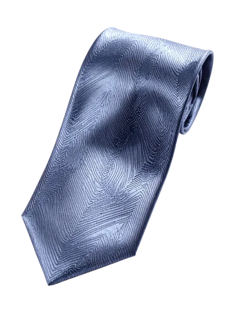 Blue Necktie with Textured Pattern
