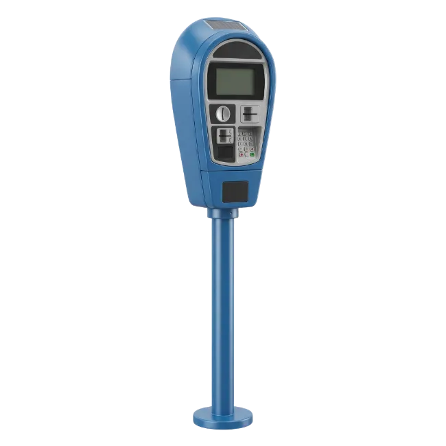 Blue Parking Meter