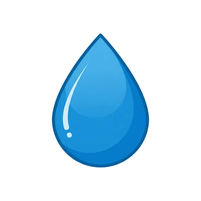 Blue Water Drop Icon