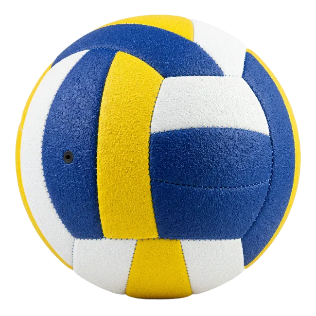 Blue White and Yellow Volleyball