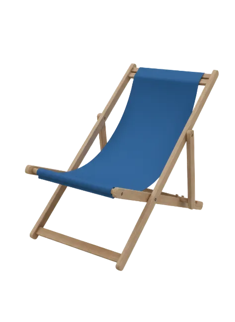 Blue Wooden Beach Chair