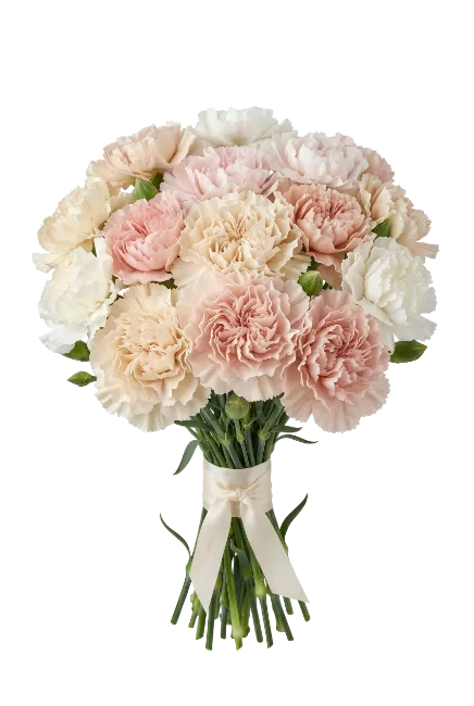 Bouquet of Pastel Carnations