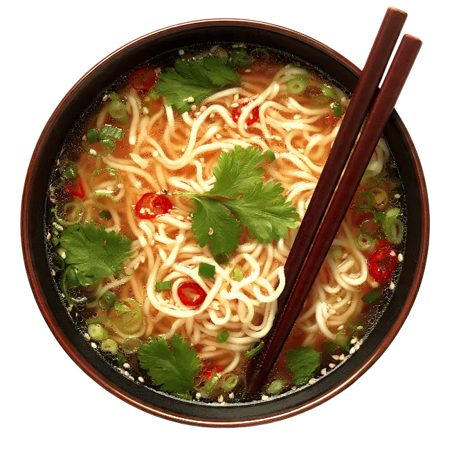 Bowl of Ramen Noodle Soup