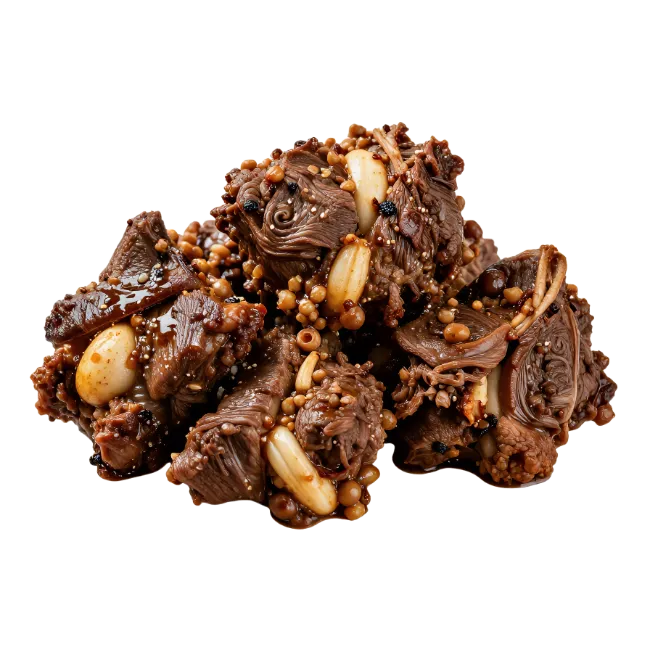 Braised Meat Chunks with Nuts