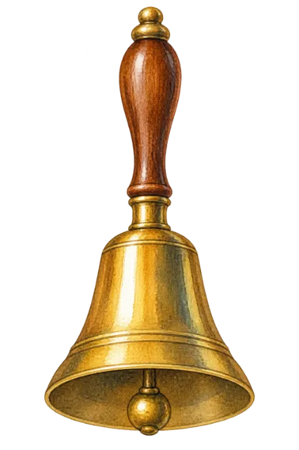 Brass Handbell Illustration