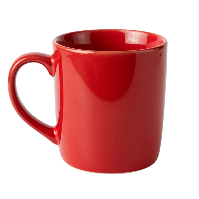 Bright Red Ceramic Coffee Mug