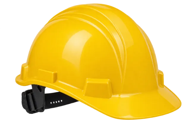 Bright Yellow Construction Safety Hard Hat