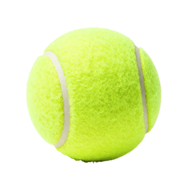 Bright Yellow Tennis Ball Sport Equipment