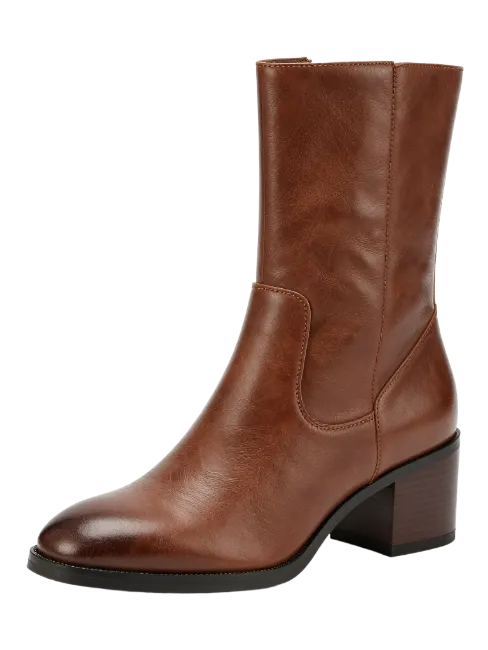 Brown Leather Boot