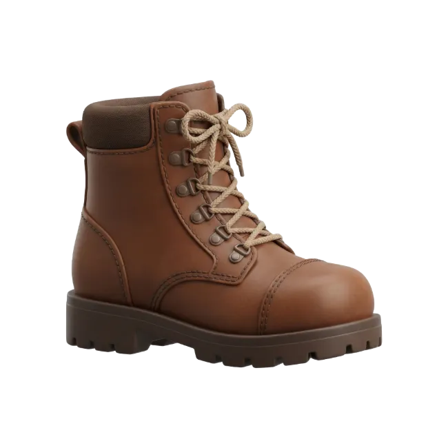 Brown Leather Boot