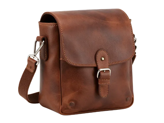 Brown Leather Crossbody Bag