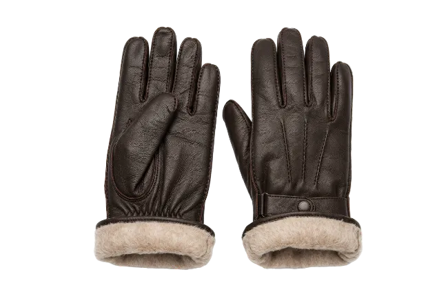 Brown Leather Gloves