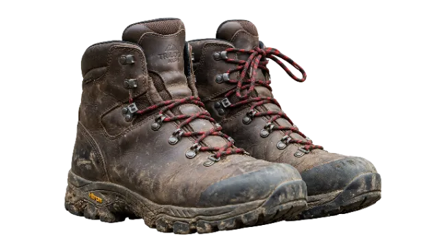 Brown Leather Hiking Boots
