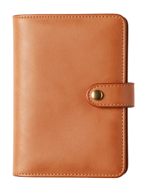 Brown Leather Planner Notebook