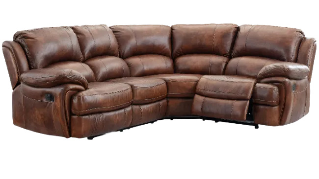 Brown Leather Sectional Sofa