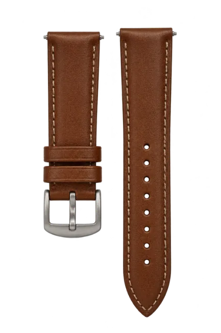 Brown Leather Watch Strap