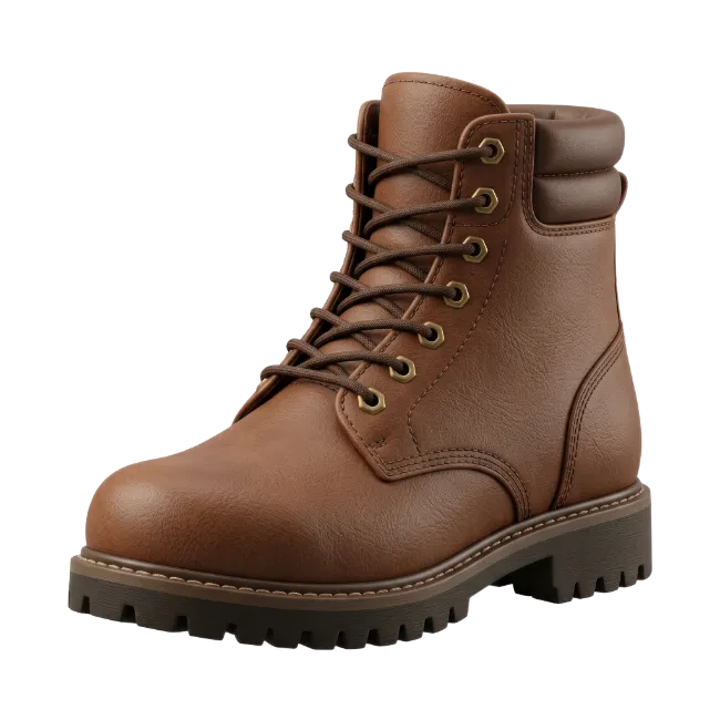 Brown Leather Work Boot
