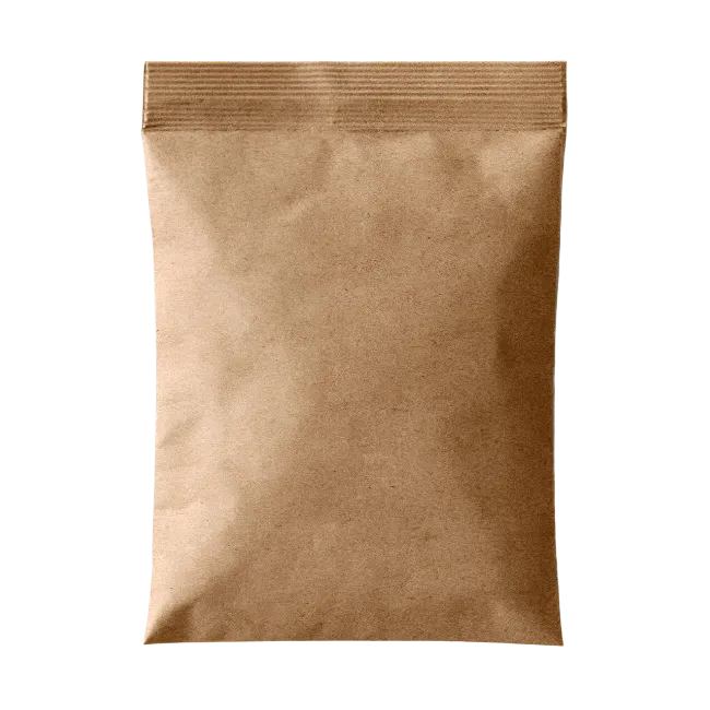 Brown paper pouch packaging bag