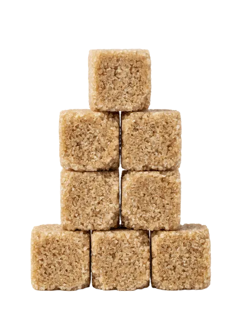 Brown Sugar Cubes Pyramid