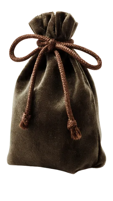 Brown Velvet Gift Pouch