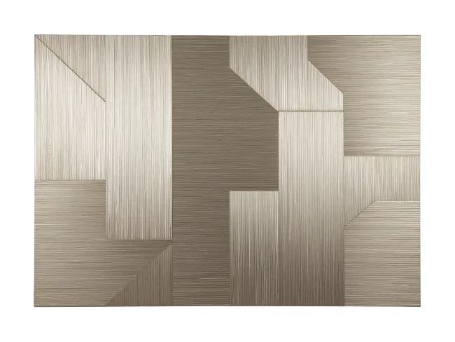 Brushed Metal Geometric Texture Panel