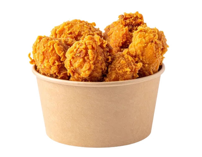 Bucket of Crispy Fried Chicken