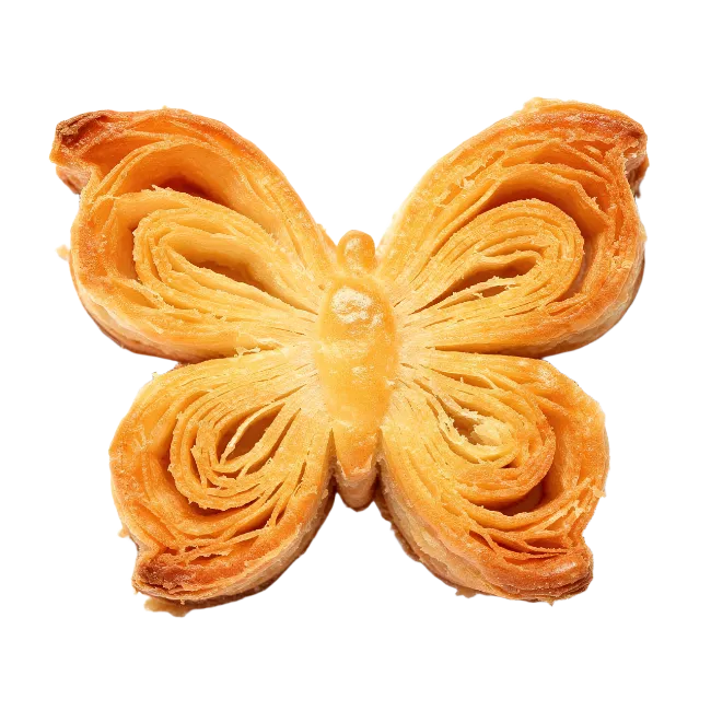 Butterfly Shaped Puff Pastry