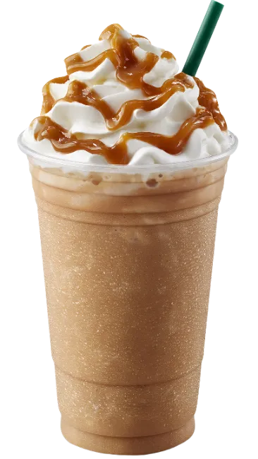 Caramel Frappuccino with Whipped Cream