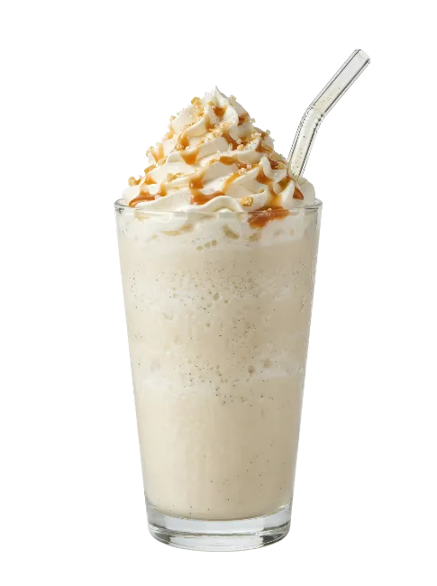 Caramel Milkshake with Whipped Cream