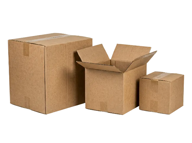Cardboard Boxes of Different Sizes
