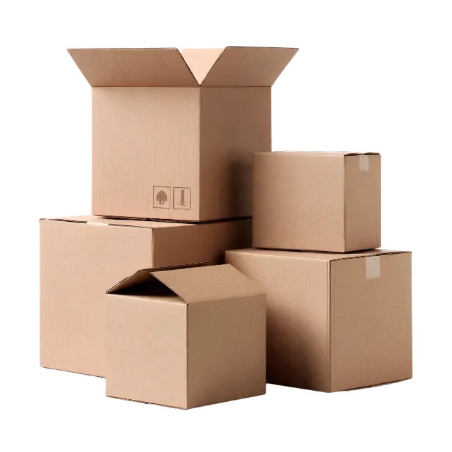 Cardboard Boxes Stack